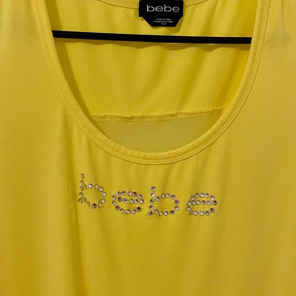 Bebe Rhinestone Logo Top - Picture 4 of 4